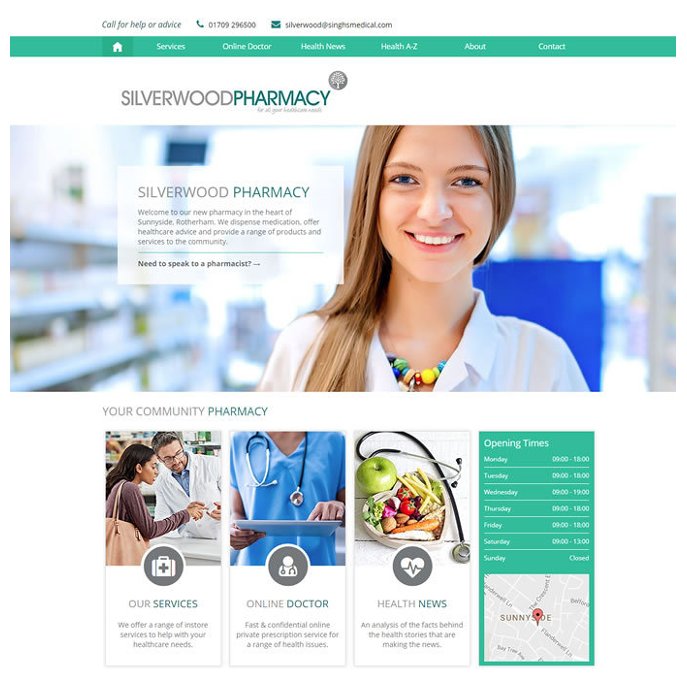 Pharmacy Website Design | Pharmacy Website Examples